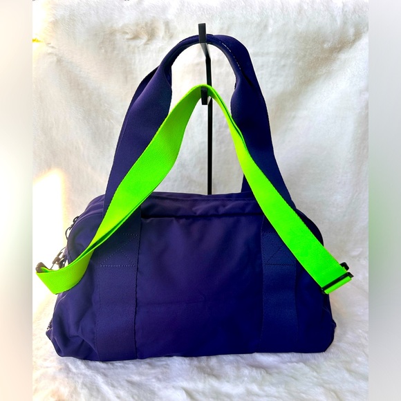 Nike C72 Legend 2.0 Sport Bag in Purple and Neon Green Small Size Duffel Bag - Picture 14 of 14